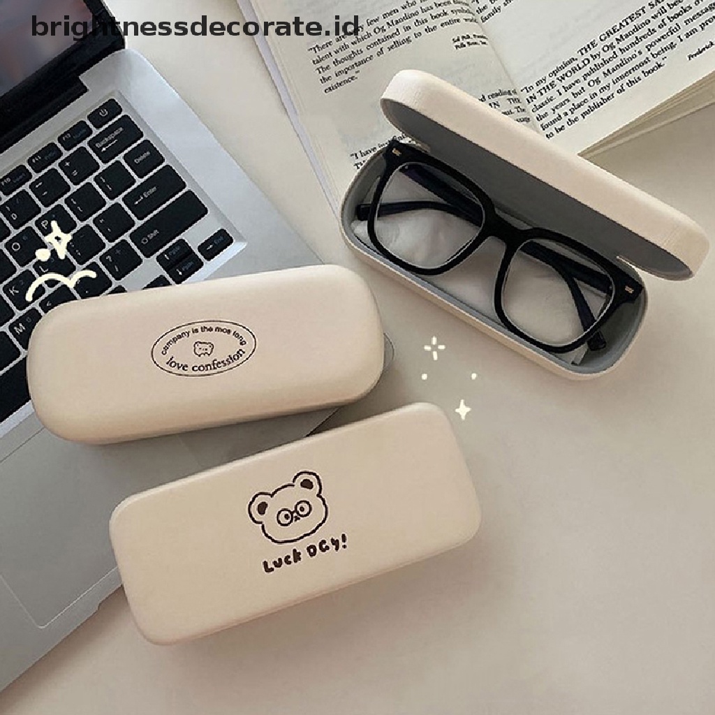 [Birth] 1pc Lucu Motif Kartun PU Portable Glasseswear Glasses Case Kotak Penyimpanan Kacamata [ID]