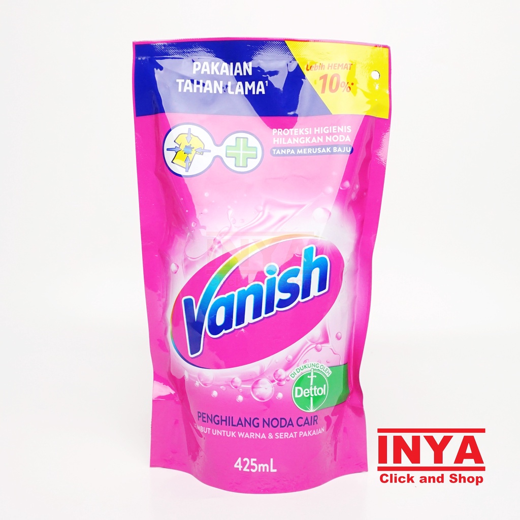 VANISH CAIR PENGHILANG NODA 425ml - Cairan Laundry Pakaian &amp; Kain