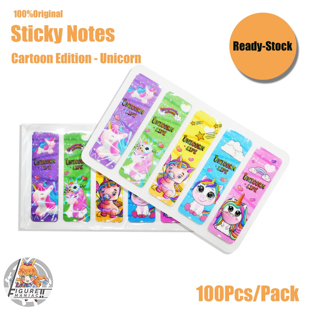 ATK - Sticky Note Pembatas Buku Sticker Pembatas Buku Lucu Stick Note Fancy Memo Edition Murah