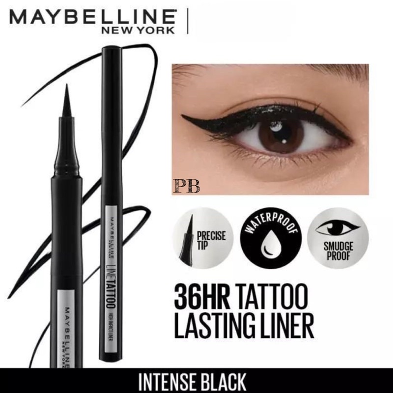 Jual PB MAYBELLINE Eyeliner Line Tattoo High Impact Liner (1gr