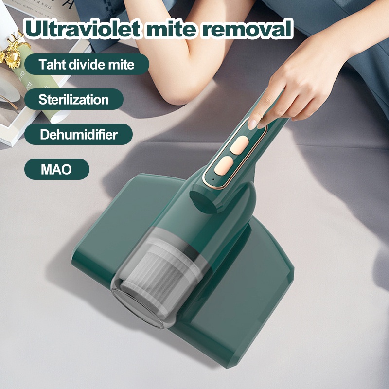 Wireless Electric Cordless UV Anti Dust Mite Vacuum Cleaner with Filter Penyedot Debu Tungau