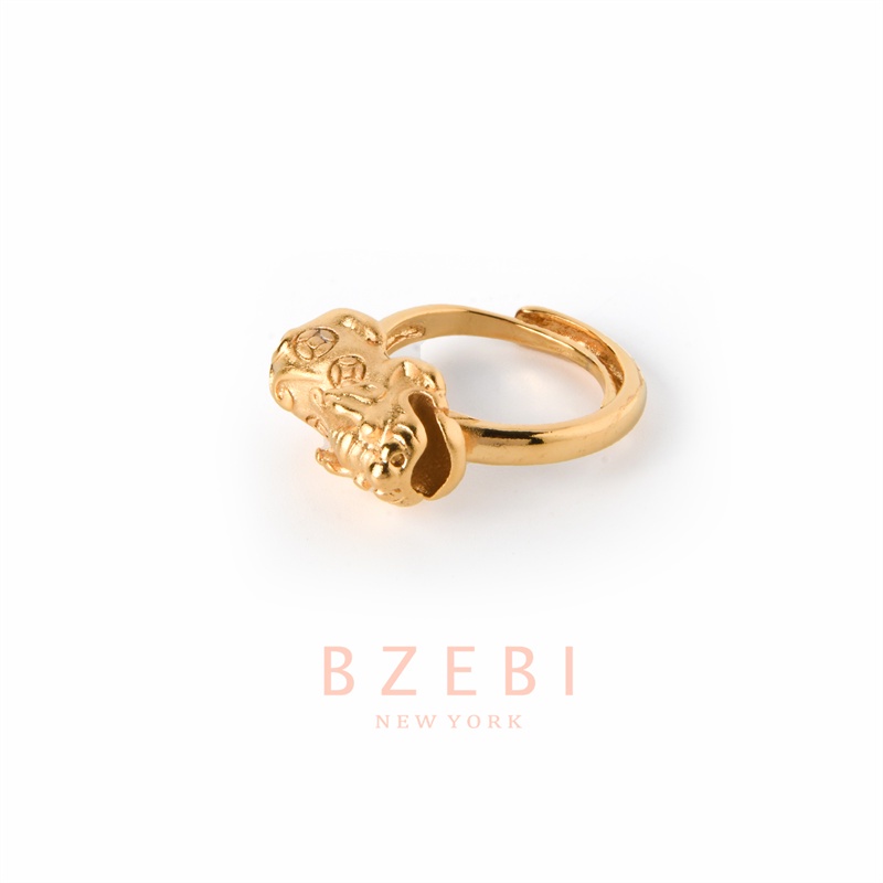 Bzebi Cincin Emas Berlian 18k, Cincin Terbuka Ajustable, Anti Karat, Gaya Korea, Aksesoris Fashion Wanita, Aksesoris Sehari-Hari, Perhiasan Premium, Hadiah Ulang Tahun Dengan Box 237r