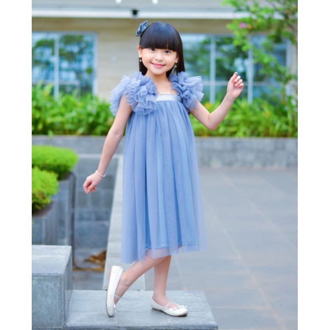 Dress Ruffle Viral Anak / Baju anak konveksi