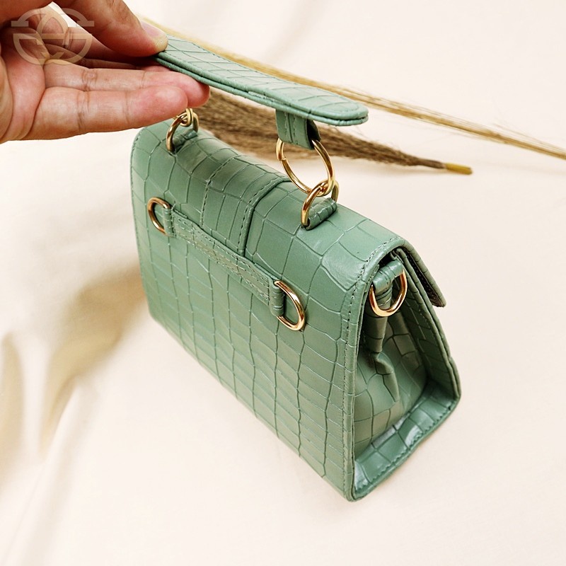 Akaci Tas Selempang Wanita Croco Micro Vintage 02-6724 Fashion Slingbag Terbaru Grosir Murah Import Korea THR