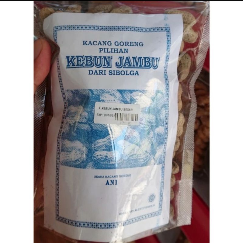 

Kacang Kebun Jambu Ukuran 200 Gram