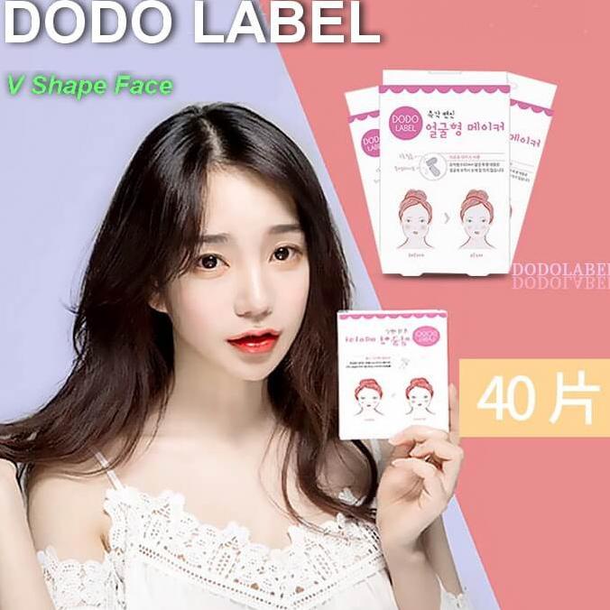 Jual MULTIPRO88 DODO LABEL FACE LIFT TAPE FOR V SHAPE 1 BOX 40 PCS