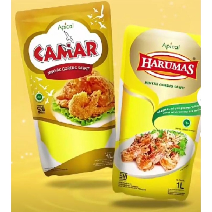 Jual Minyak Goreng Kemasan Liter Minyak Goreng Camar Harumas Shopee