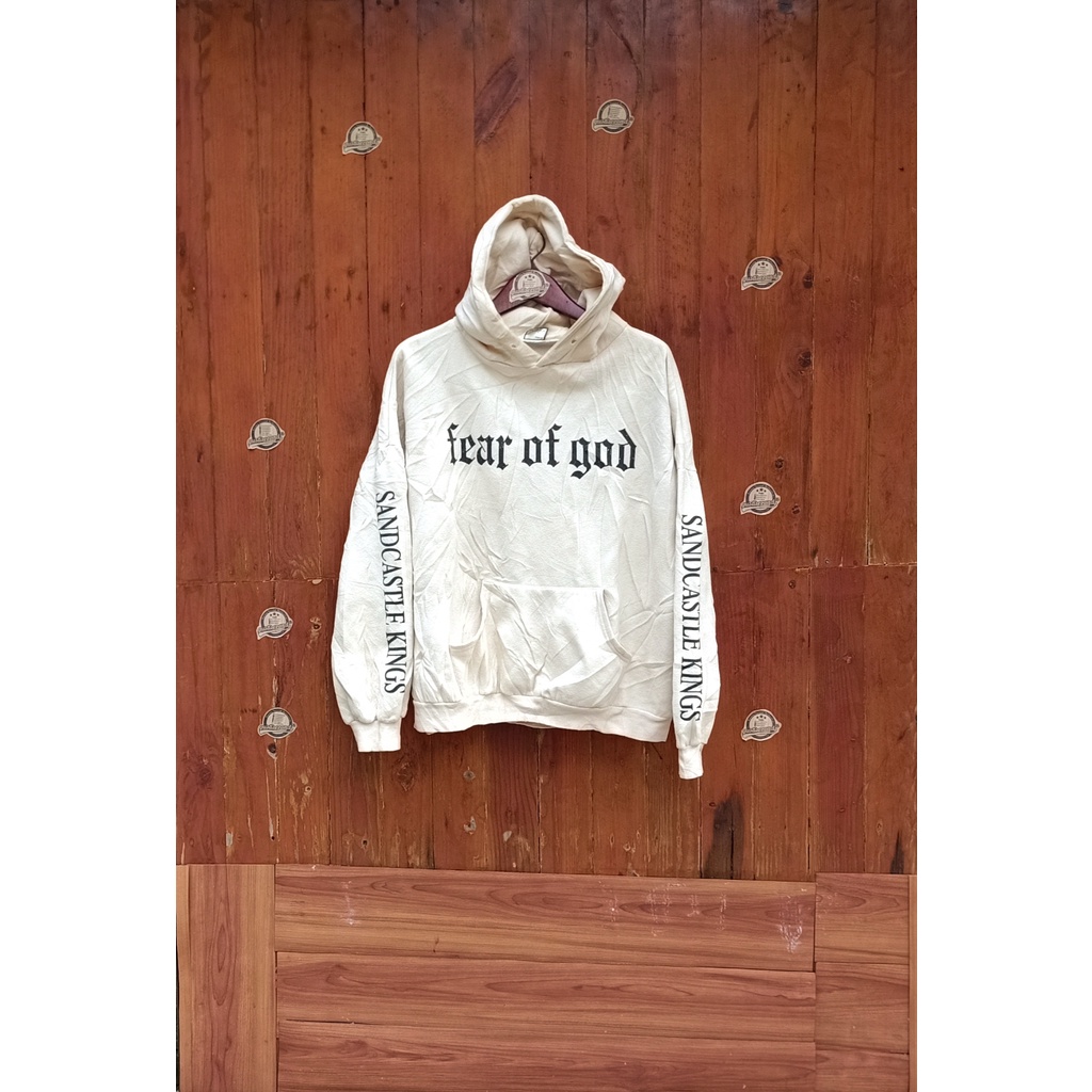 Hoodie Fear Of God second coklat susu
