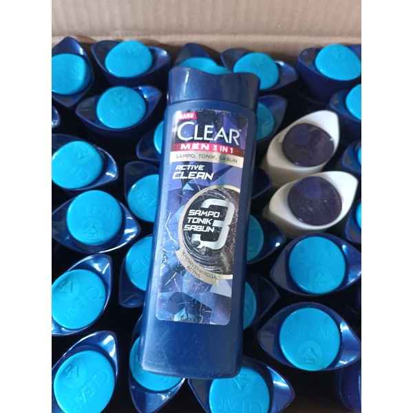 Clear Men 3in1 kemasan lecet