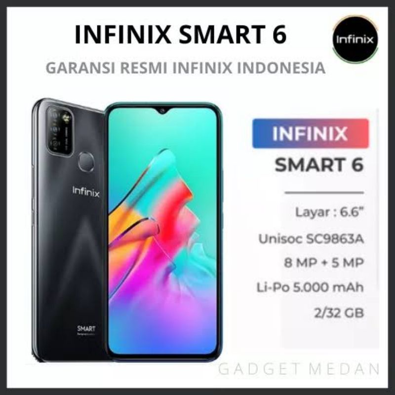 Infinix smart 6 plus 3/64