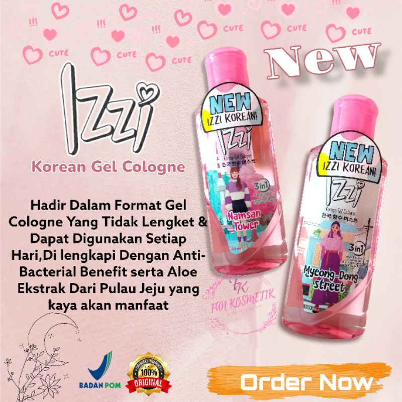 IZZI Korean Gel Cologne 100ml