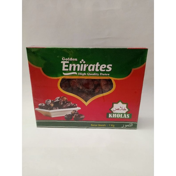 

Kurma kholas premium Golden emirates Kurma 1kg