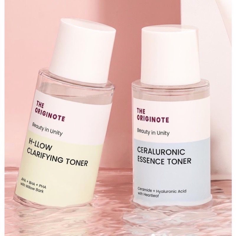 The Originote H-llow Clarifying | Ceraluronic Essence Toner | Centella Soothing Toner 80ml