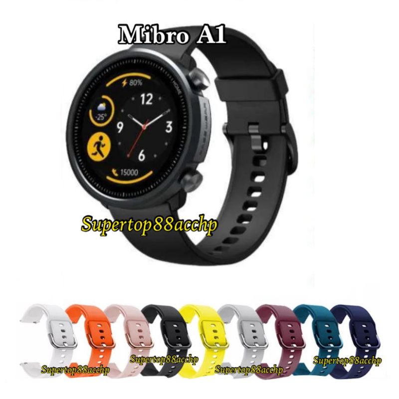 Strap Mibro A1 / Mibro Lite / Mibro Lite 2 Tali Jam Rubber Colorful Buckle Model Active