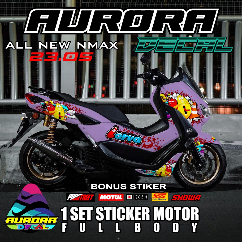 Decal DEKAL STICKER Nmax ALL NEW NMAX FULL BODY BODI TERBARU TERMURAH TER KEREN WARNA VIRAL POLOS SI