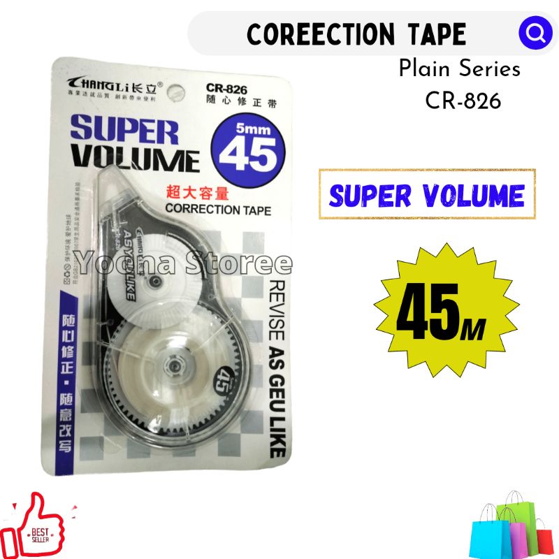 

Coreection Tape SUPER VOLUME CR-829-pcs