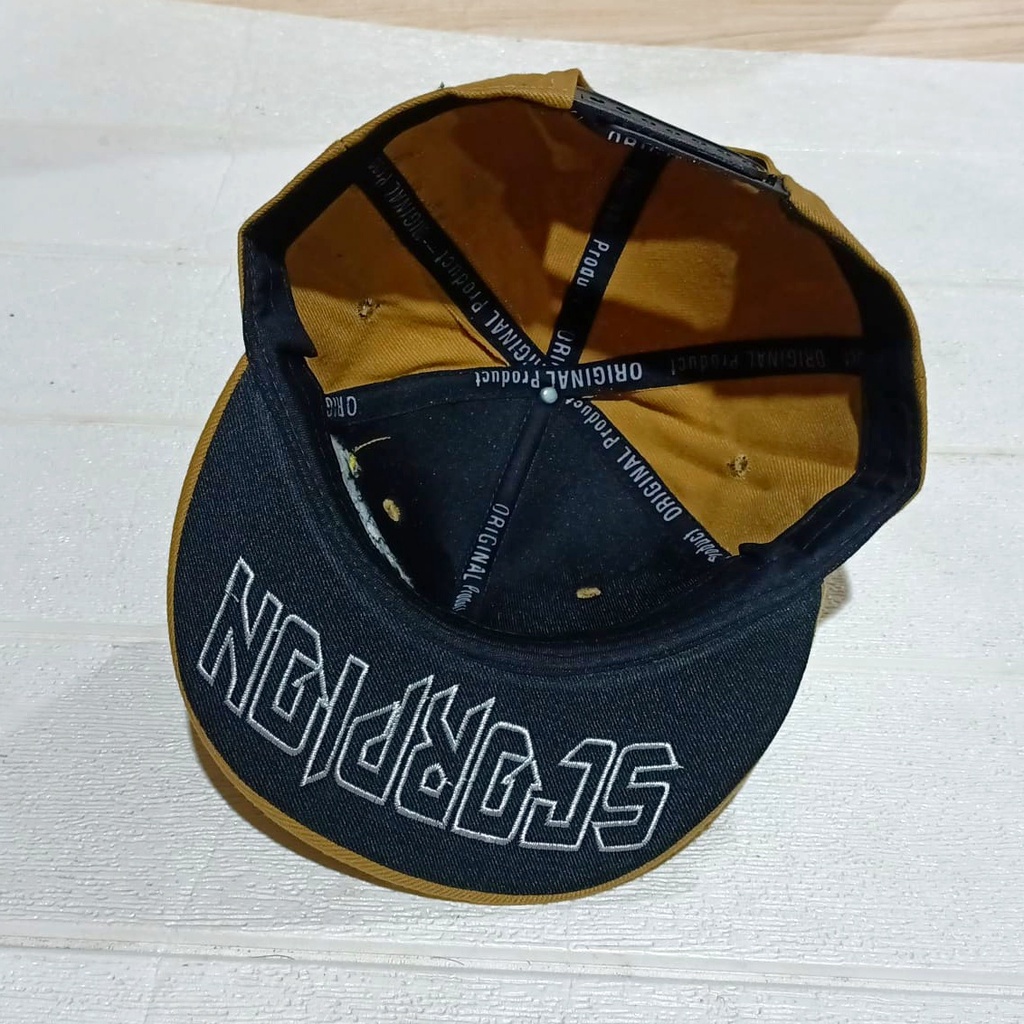 Topi Snapback Bordir Newboys Hats Scopio-krem