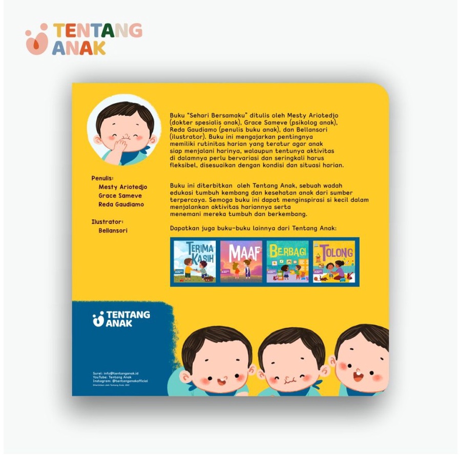 Tentang Anak Board Book Sehari Bersamaku | Buku Cerita Anak