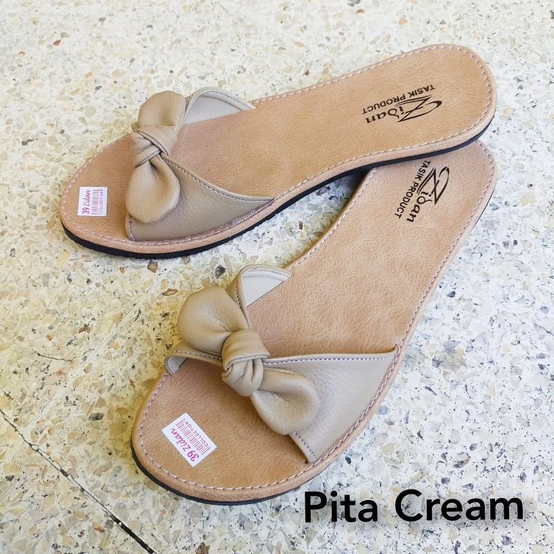 Sandal Papirut Wanita Pita Teplek Sol Karet Anti Licin