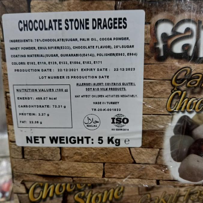 

coklat krikil turki 1kg | stone krikil turki