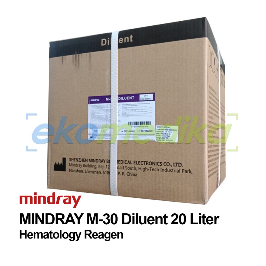 Paket Reagen Hematology Analyzer Mindray Lengkap (Rinse, Diluent, Lyse, Probe Cleanser)