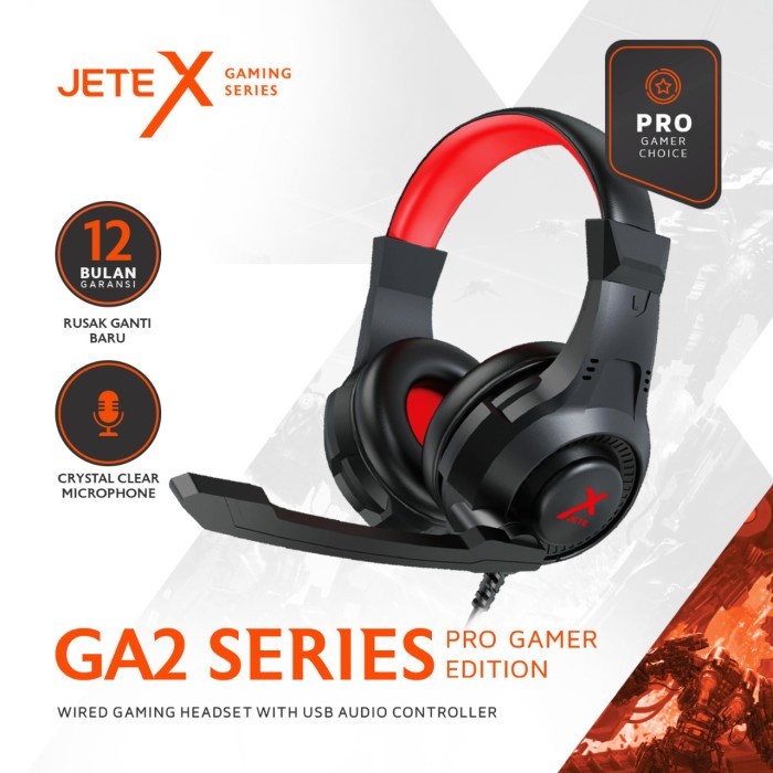 JETE X GA2 Headphone / Headset Gaming