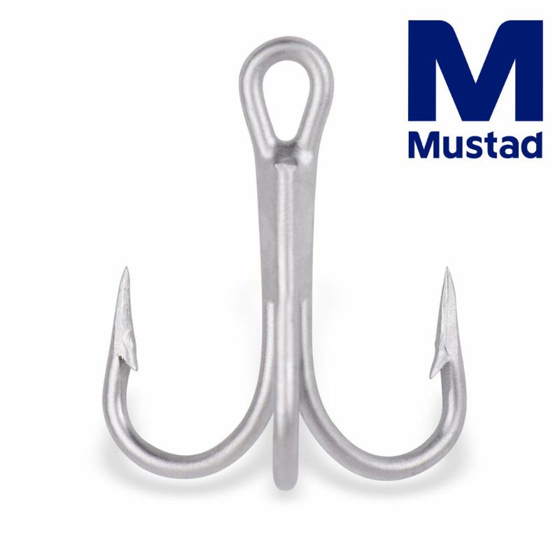 MATA PANCING MUSTAD TREBLE HOOK 9430 ADS Mustad Treble Hook -5X Strong