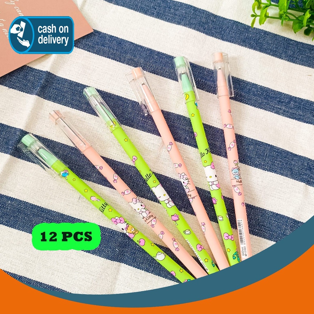 

SELUSIN PULPEN HELLO KITTY ISI 12 PCS PEN ALAT TULIS BOLPOIN UNIK IMUT MURAH PEN GEL KARAKTER LUCU MURAH PENA