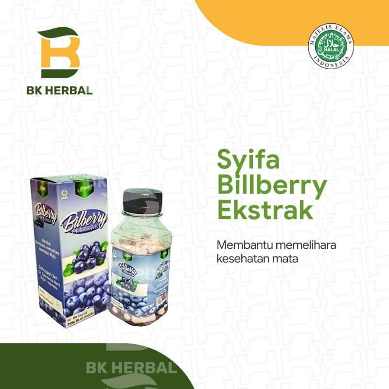 

Billberry Ekstrak 60 kapsul