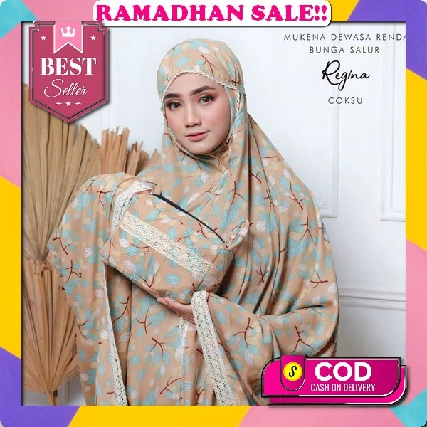 Mm Mukena Sutra Armani Silk Motif Printing 2In1 | Mukena Travel | Mukena Armani Silk 2In1 | Mukena P