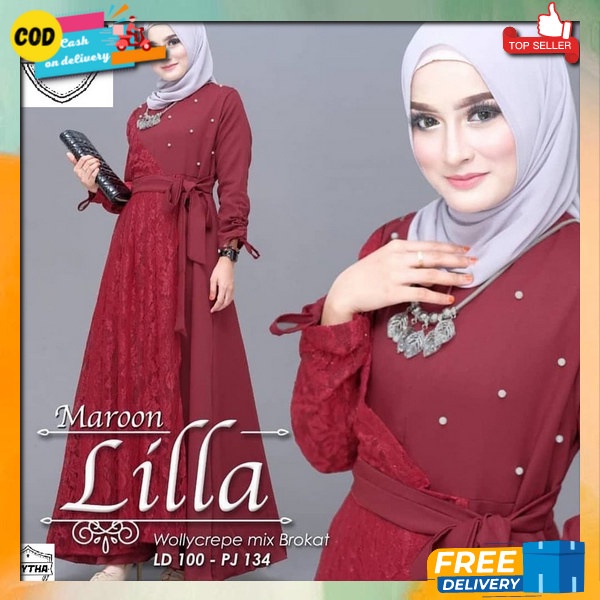 Bj Games Wanita Pesta Kondangan Premium Gamis Polos Jumbo Idulfitri Muslim Terbaru Gamis Lebaran 202