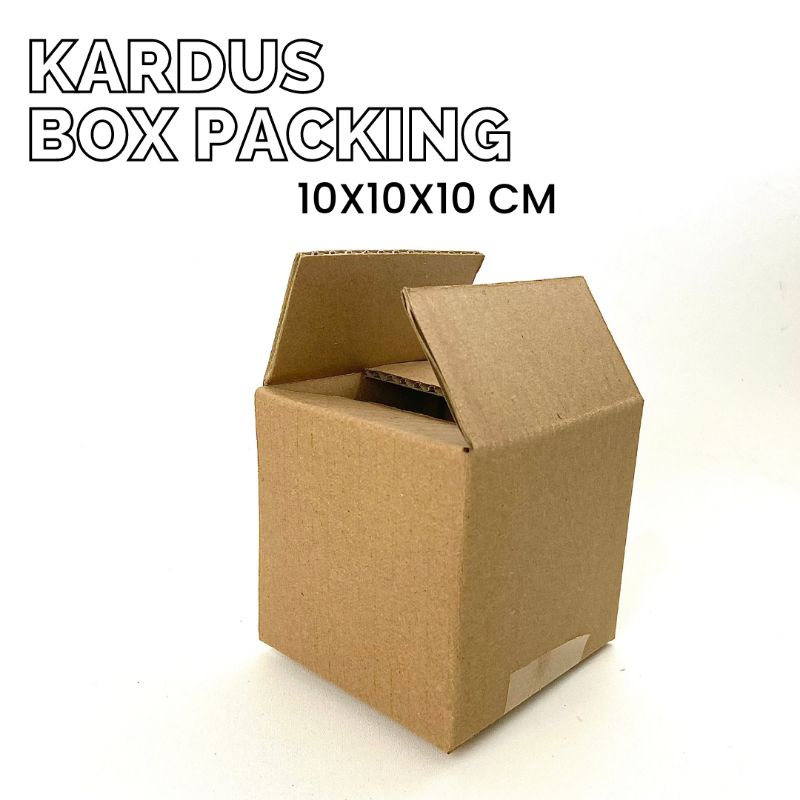 

KARDUS BOX PACKING POLOS 10x10x10CM