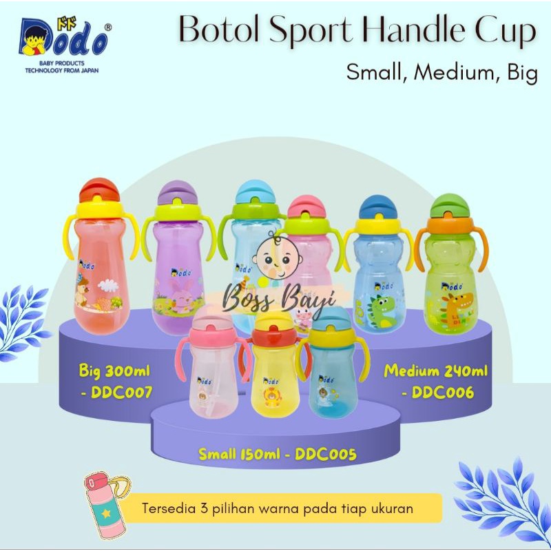 DODO - Botol Sport Handle Cup Small DDC005/ Medium DDC006/ Big DDC007