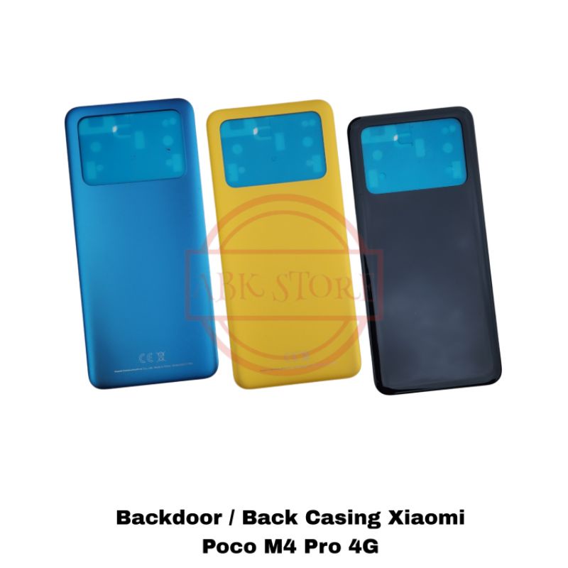 TUTUP BELAKANG BACKDOOR BACKCOVER XIAOMI POCO M4 PRO 4G BACK CASING