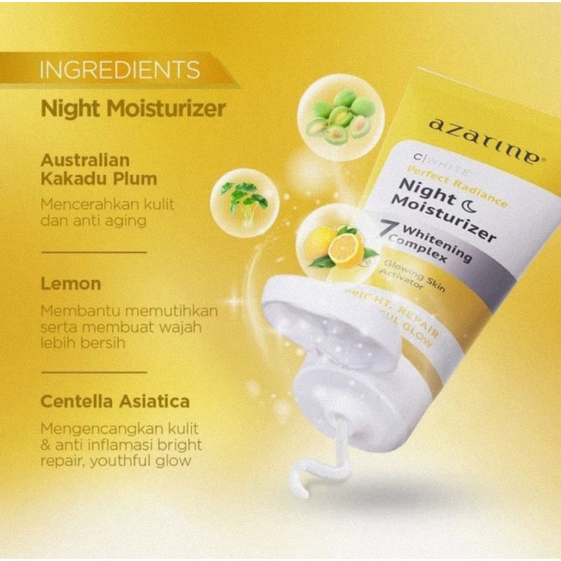 Azarine C White Perfect Radiance Night Moisturizer 25 gr
