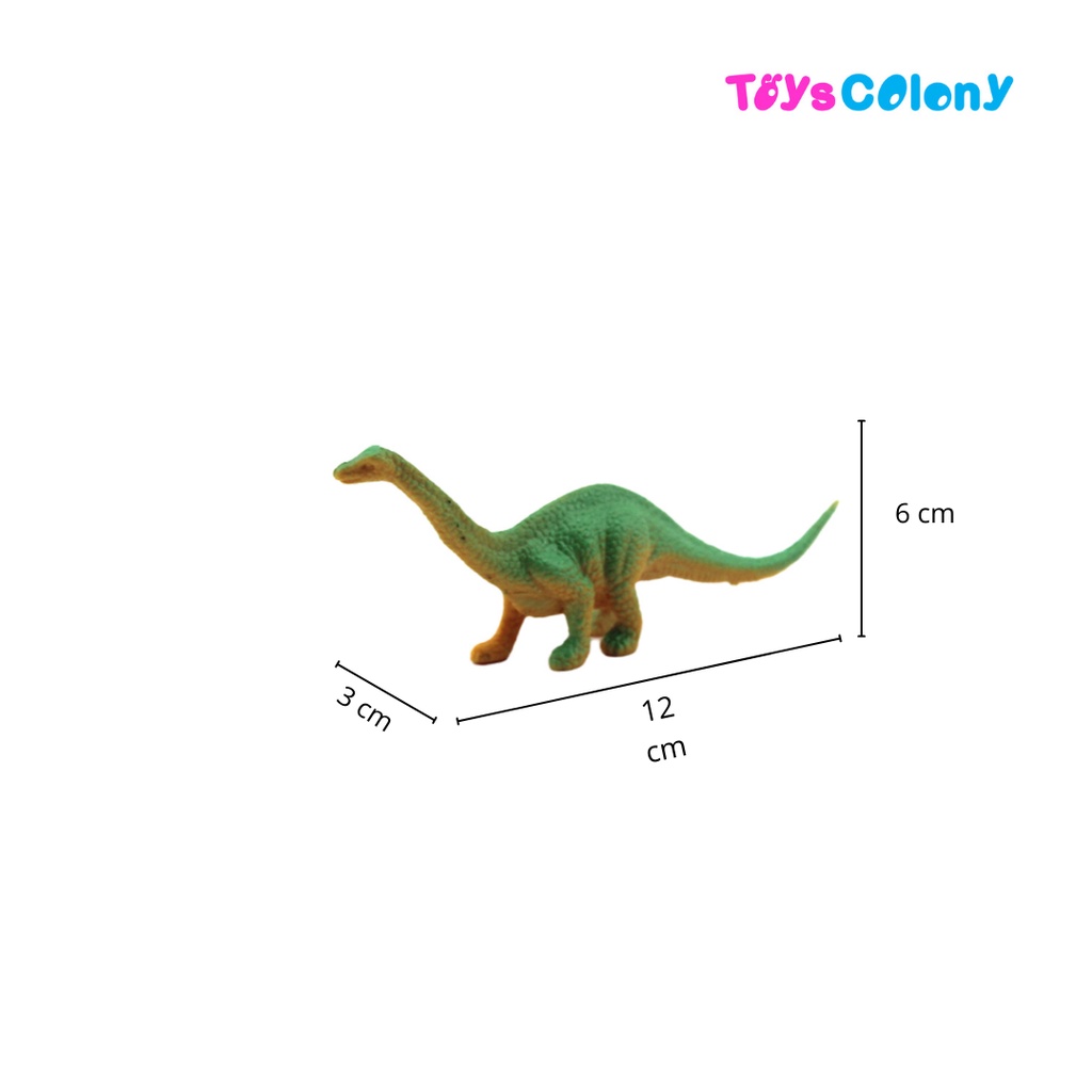 DINOSAURUS KANTONG ISI 8PCS DAN Brachiosaurus Dinosaurus Family Bisa Jalan