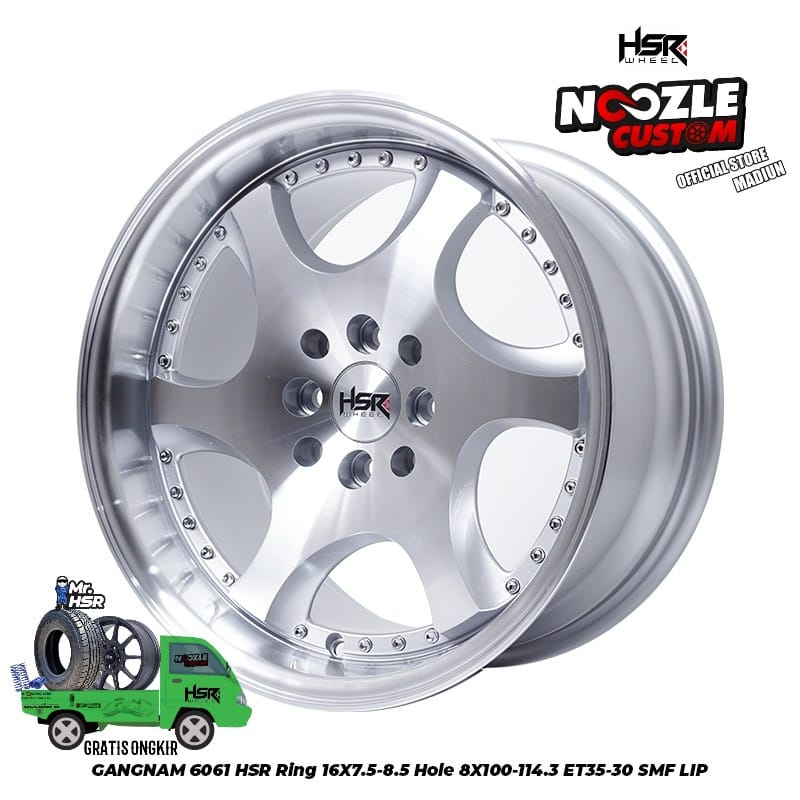 VELG MOBIL R16 CELONG TYPE HSR GANGNAM LOBANG 4 PELEK RACING RING 16 XENIA CIVIC