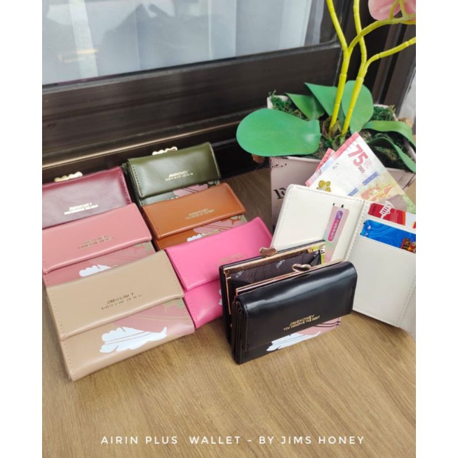 AIRIN WALLET JIMS HONEY dompet pendek lipat simpel minimalis