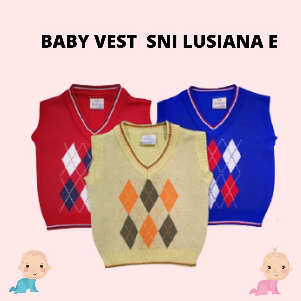 Vest rompi rajut bayi SNI Lusiana E  655400