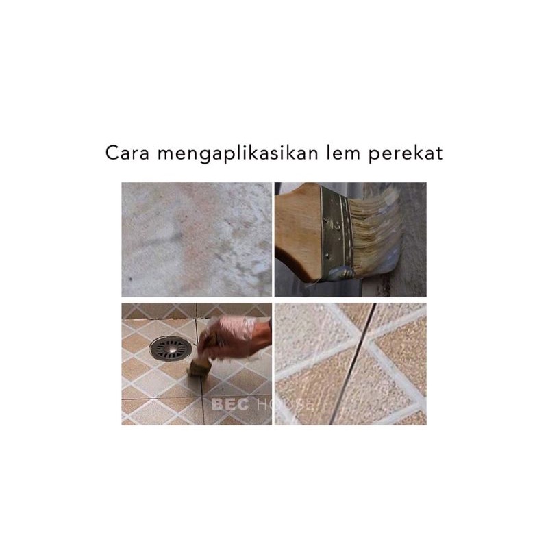 Golden Horse Lem Transparan Anti Bocor Pelapis Tembok / Beton 500Gr