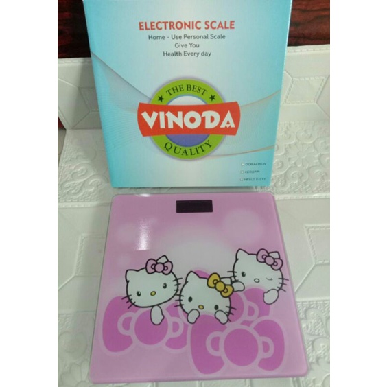 Timbangan badan digital vinoda Ukuran besarMuat sampai bb 180kg no.batre