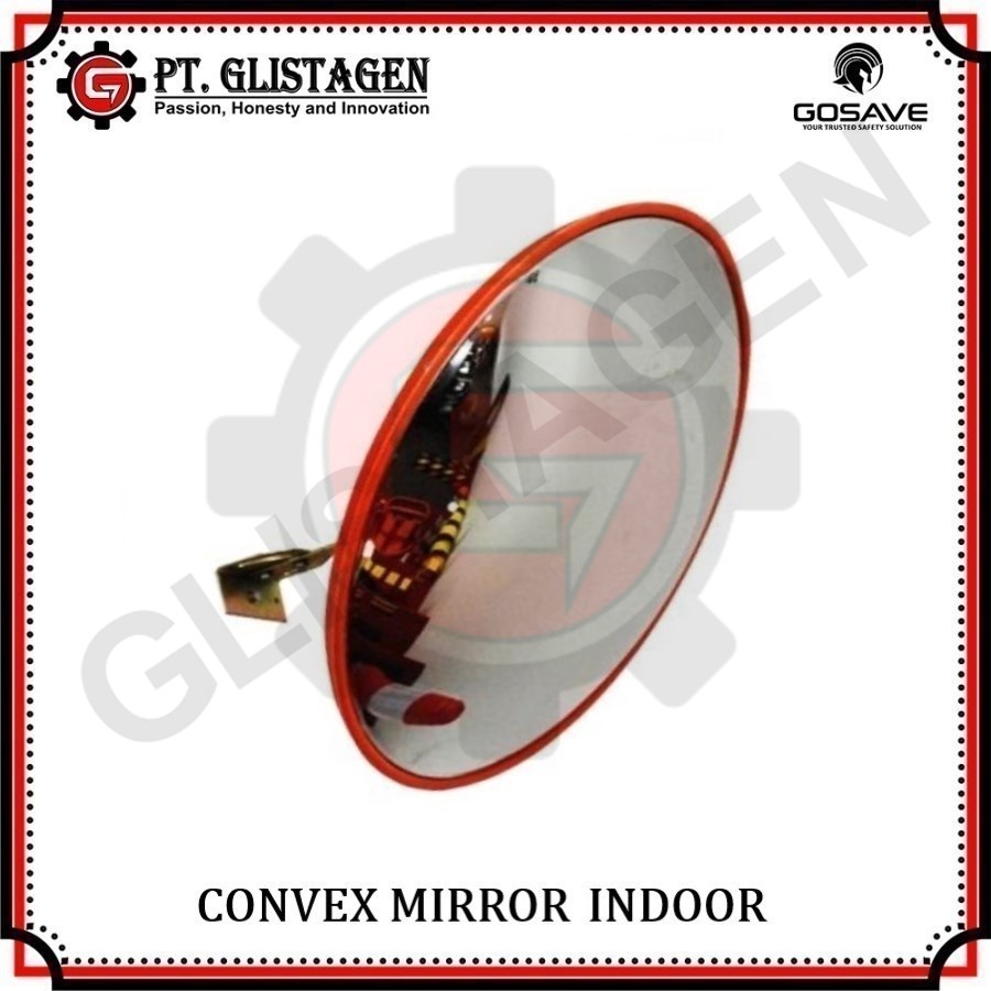 Convex mirror Indoor / Kaca Tikungan / Kaca Jalanan ( Semua Ukuran )
