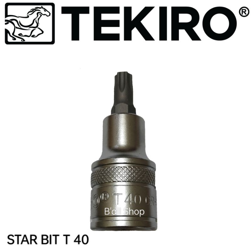 Star Bit Sock Socket T40 Tekiro