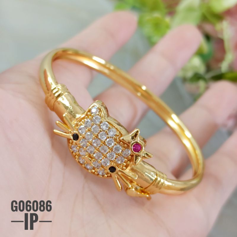 Gelang Yaxiya Hello Kitty Zircon G06086