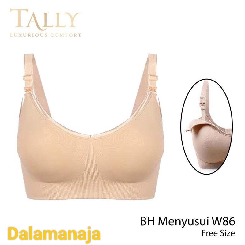 TALLY Bra Menyusui Seamless W 86 Nursing bra Busa Tipis Tanpa Kawat Original