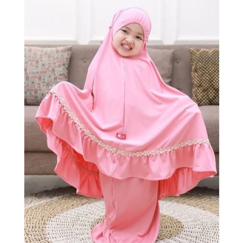 MUKENA ANAK || MUKENA RENDA ANAK