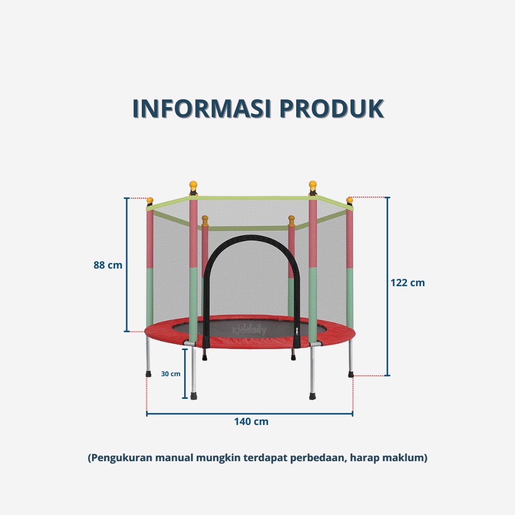 KIDDAILY TRAMPOLINE ANAKTRAMPOLIN ANAK KIDS TRAMPOLINE KIDS TRAMPOLINE TRAMPOLIN DEWASA TRAMPOLIN KECIL