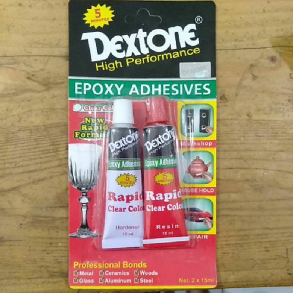 

Lem Dextone 5 Menit Kering 30 ml Epoxy Adhesives