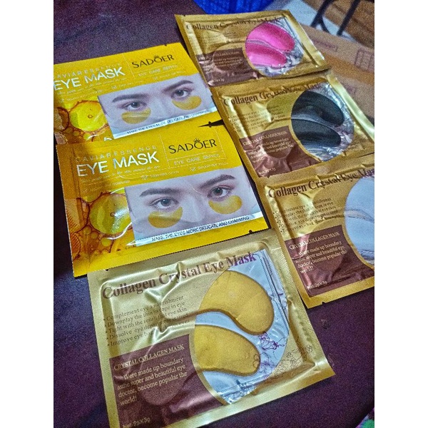 MASKER MATA COLLAGEN KOLAGEN - MENGHILANGKAN MATA PANDA KERUTAN GARIS HITAM DLL