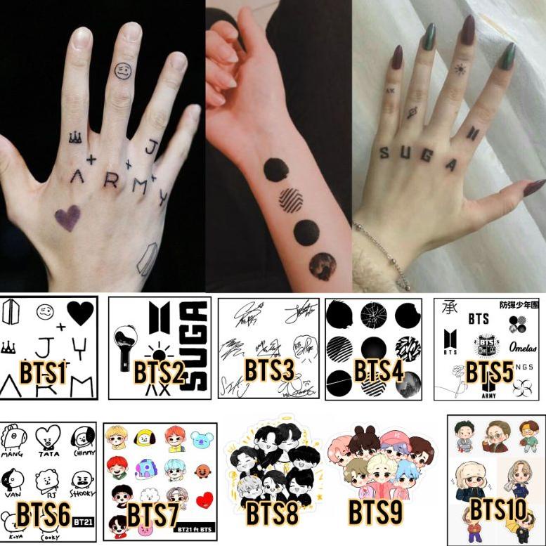[SK.11Ja23ᴬ] Tato Jungkook / Tato BTS / Tato Army / Tato Korea / Stiker Tato / Tato Temporer / Tato 